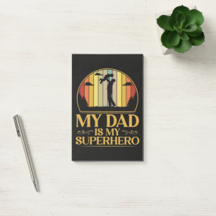 Post-it® Mon père est mon super héros