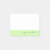 Post-it® Mon rappel Bordure verte (Devant)