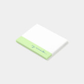 Post-it® Mon rappel Bordure verte (Incliné)