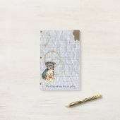 Post-it® Mon Terrier Australien A Mangé Mon Plan De Leçon (Sur un bureau)