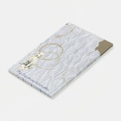 Post-it® Mon Weimaraner a mangé mon plan de cours (Incliné)