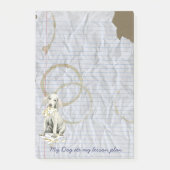 Post-it® Mon Weimaraner a mangé mon plan de cours (Devant)