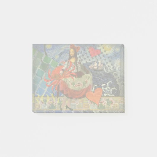 Post-it® Mona Lisa Fun Zodiaque Fantaisiste  (Devant)