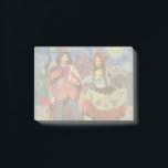 Post-it® Mona Lisa Romantic Funny Art coloré<br><div class="desc">Cette merveilleuse invitation prend des éléments de la Mona Lisa et de Van Gogh's Starry nuit pour faire un thème mariage exceptionnellement unique et fantasque stationnaire pour une invitation, merci, numéro de table, et plus encore! Mona Lisa - Cette image présente la Mona Lisa avec son homme, dansant dans la...</div>