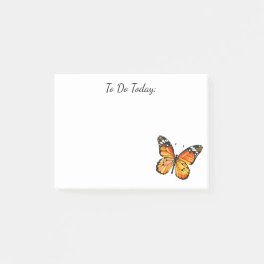 Post-it® Monarque Papillon personnalisé Post it Notes (Devant)