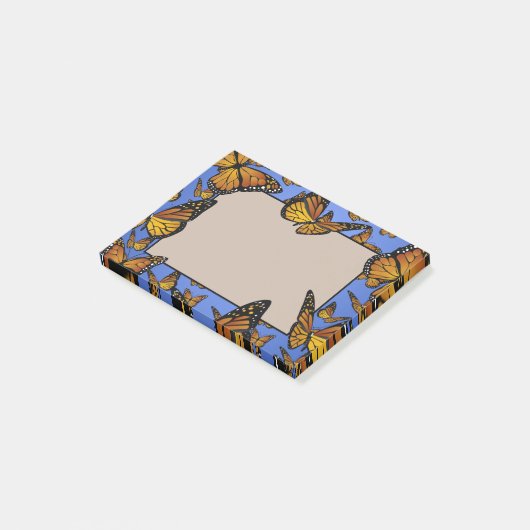 Post-it® Monarque papillon tempête (Incliné)