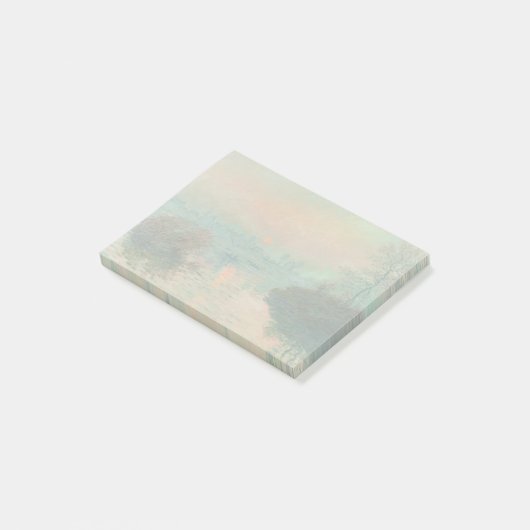 Post-it® Monet Sunset Seine Beaux-Art Impressionnisme (Incliné)