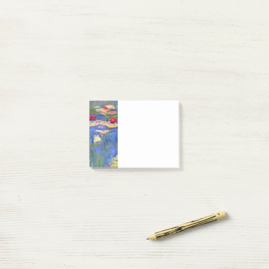 Post-it® Monet Water Lilies (Sur un bureau)