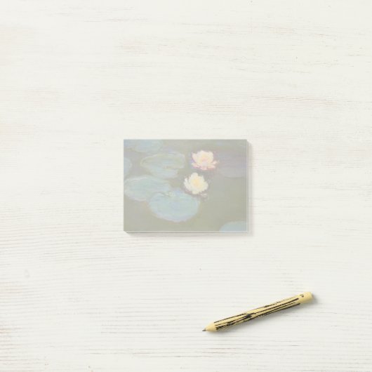 Post-it® Monet Water Lys Pond Nénuphars Peinture (Sur un bureau)