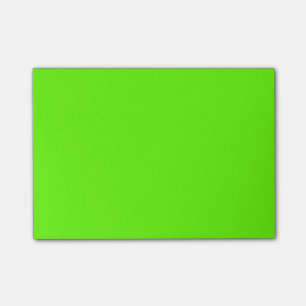 Post-it® Monochromatique vert brillant