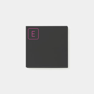 Post-it® Monogram de Styled Pink & Black