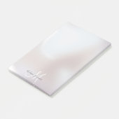 Post-it® Monogram Iridescente Pearl Shimmer Post It Notes (Incliné)