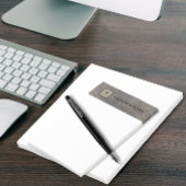 Post-it® Monogram Name Genuine Cowhide Leather Look