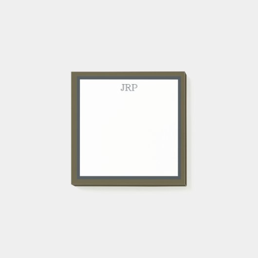 Post-it® Monogram Post-It Notes (Devant)