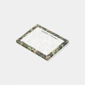 Post-it® Monogramme Beige, Tan, Brown, Vert, Camouflage gri (Incliné)