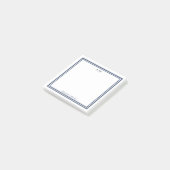 Post-it® Monogramme bleu marine (Incliné)