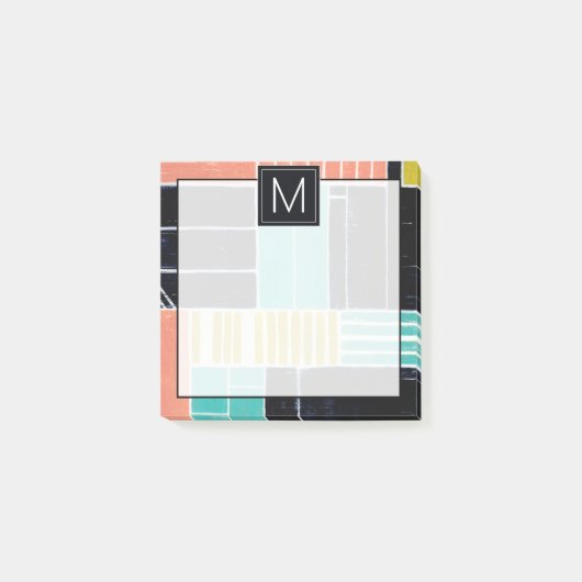 Post-it® Monogramme | Blocs géométriques (Devant)