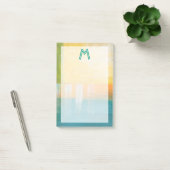 Post-it® Monogramme | Champs Citrus I (Bureau)