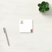 Post-it® Monogramme d'art moderne unique. Lettre R (Bureau)
