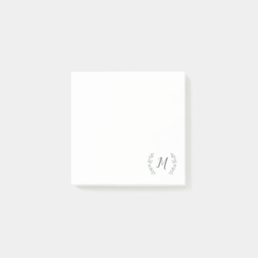 Post-it® Monogramme de branche de laurier (Devant)
