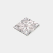 Post-it® Monogramme de diamant rose clair (Incliné)