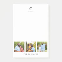 Monogramme de famille de photos multiples