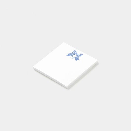 Post-it® Monogramme de fond d'aquarelle (Incliné)