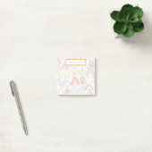 Post-it® Monogramme de Motif arc-en-ciel mignon assisté (Bureau)
