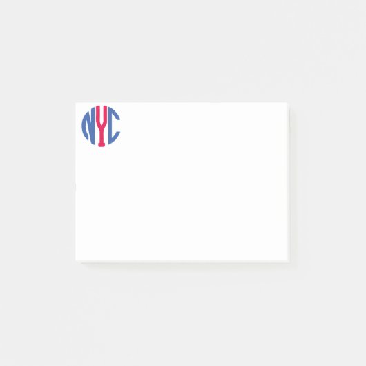 Post-it® monogramme de New York (Devant)