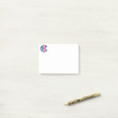 Post-it® monogramme de New York (Sur un bureau)