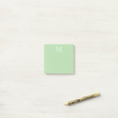 Post-it® Monogramme de nom personnalisé (Sur un bureau)