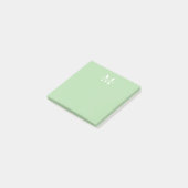 Post-it® Monogramme de nom personnalisé (Incliné)