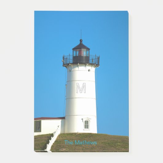 Post-it® Monogramme de Nubble Lighthouse Maine (Devant)