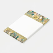 Post-it® Monogramme de Parties scintillant de verre multico (Incliné)