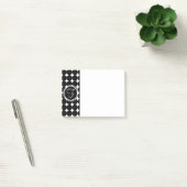 Post-it® Monogramme de point Polka Noir (Bureau)