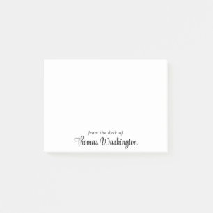 Post-it® Monogramme de script élégant