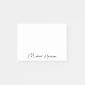 Post-it® Monogramme de script moderne (Devant)