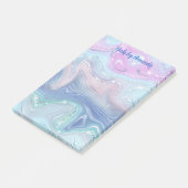 Post-it® Monogramme de torsade d'aquarelle moderne (Incliné)