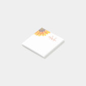 Post-it® Monogramme de tournesol (Incliné)