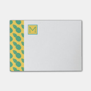 Post-it® Monogramme du motif d'ananas
