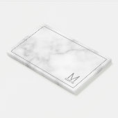 Post-it® Monogramme et bloc-notes de nom personnalisés mode (Incliné)