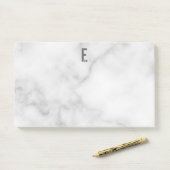 Post-it® Monogramme et nom personnalisés modernes (Sur un bureau)