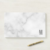 Post-it® Monogramme et nom personnalisés modernes (Sur un bureau)