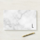 Post-it® Monogramme et nom personnalisés modernes (Sur un bureau)