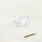 Post-it® Monogramme et nom personnalisés modernes (Sur un bureau)