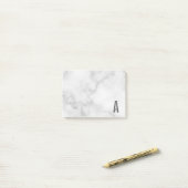 Post-it® Monogramme et nom personnalisés modernes (Sur un bureau)
