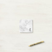 Post-it® Monogramme et nom personnalisés modernes (Sur un bureau)