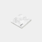 Post-it® Monogramme et nom personnalisés modernes (Incliné)
