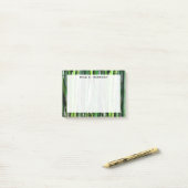 Post-it® Monogramme Feng Shui Bambou Vert Richesse (Sur un bureau)