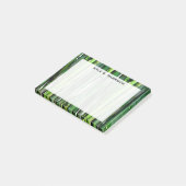 Post-it® Monogramme Feng Shui Bambou Vert Richesse (Incliné)